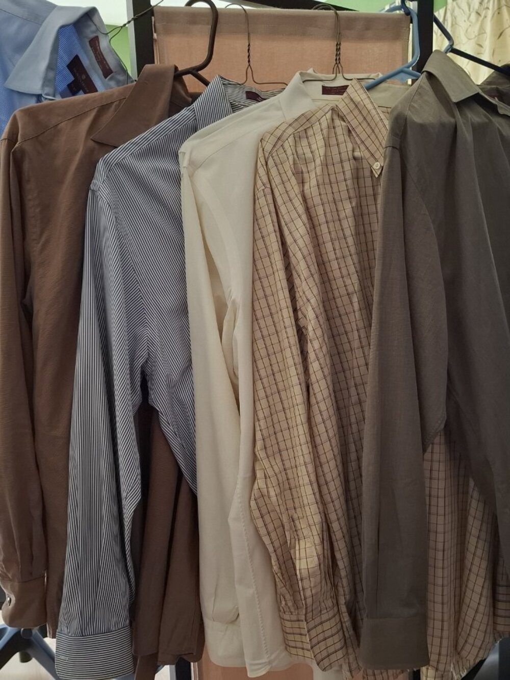 7 men's dress shirts bundle, nordstrom, barbour, 17 -37 - Picture 1 of 16